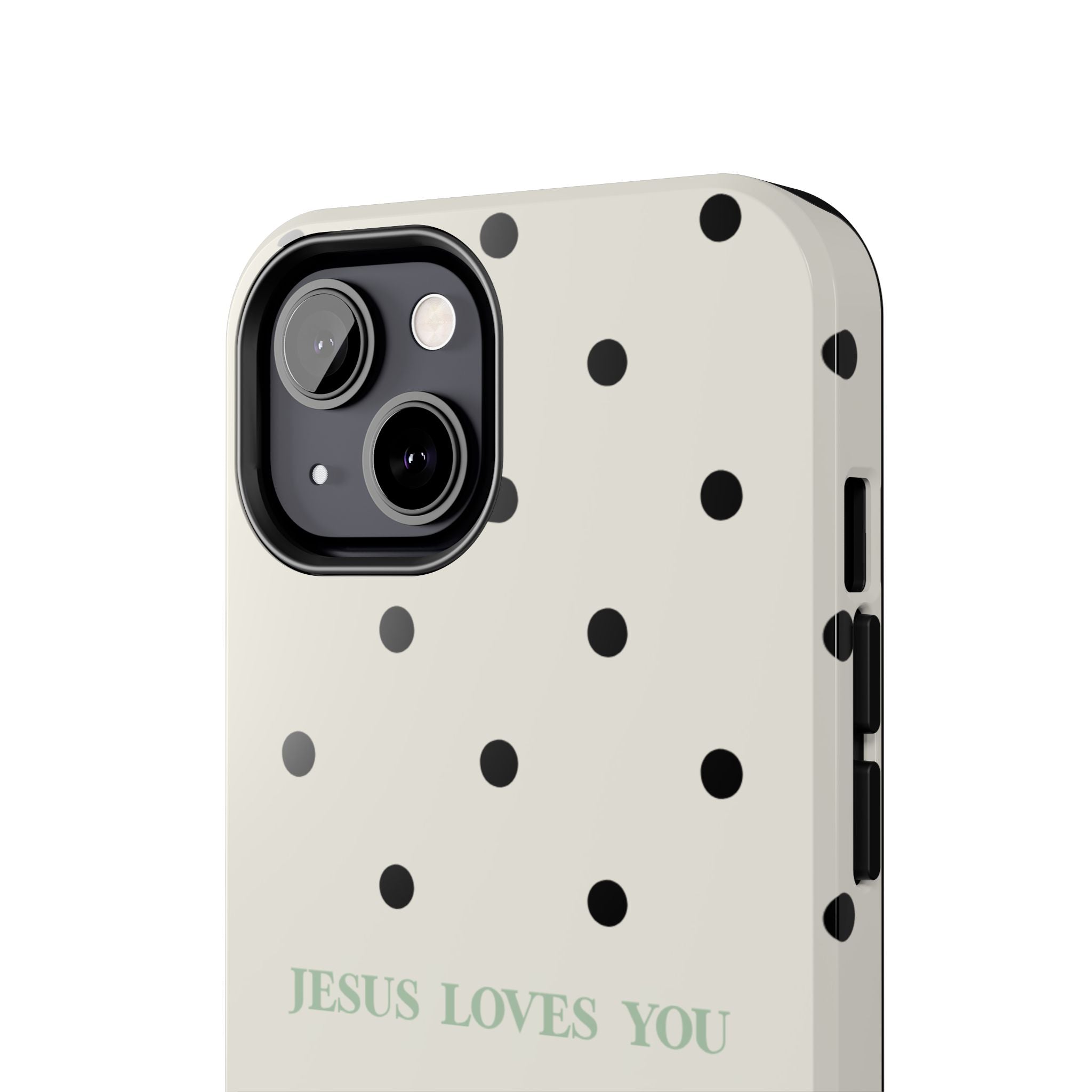 Jesus loves you - poka dots