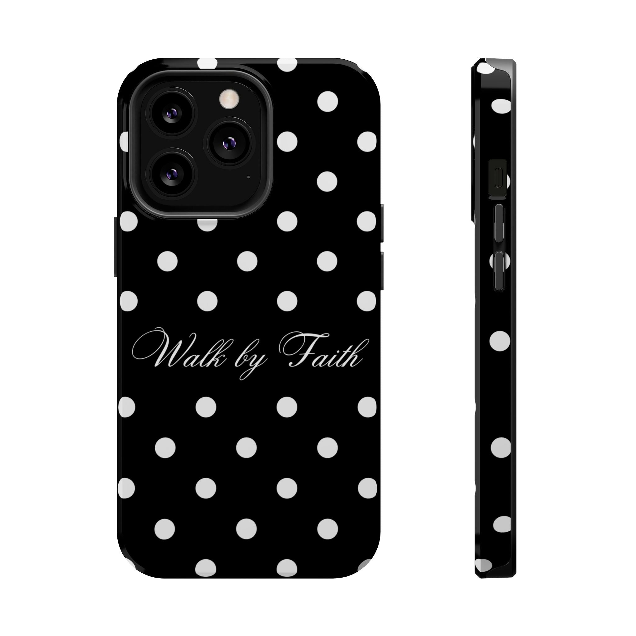 Walk by Faith in Black Magsafe