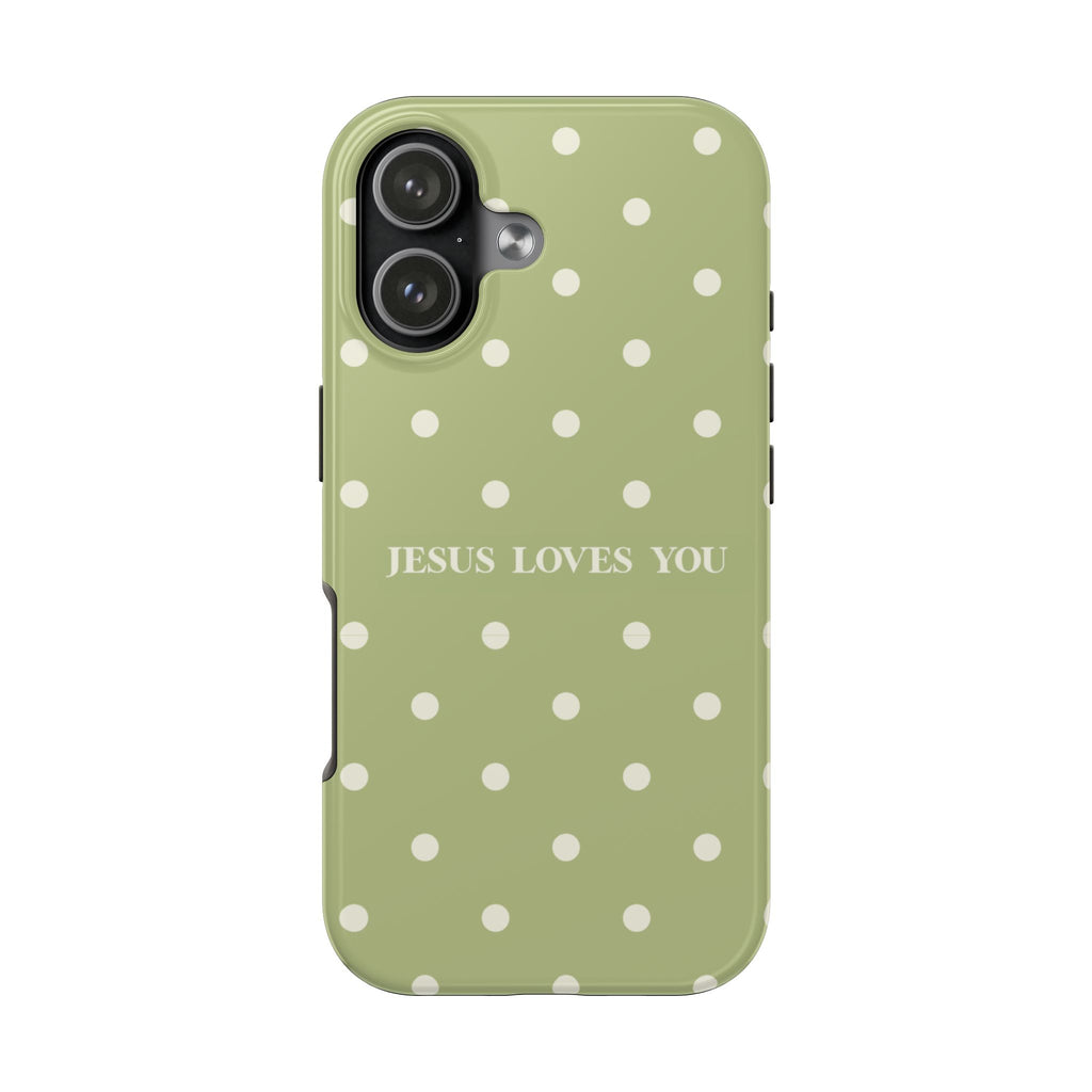Jesus loves you - greenie