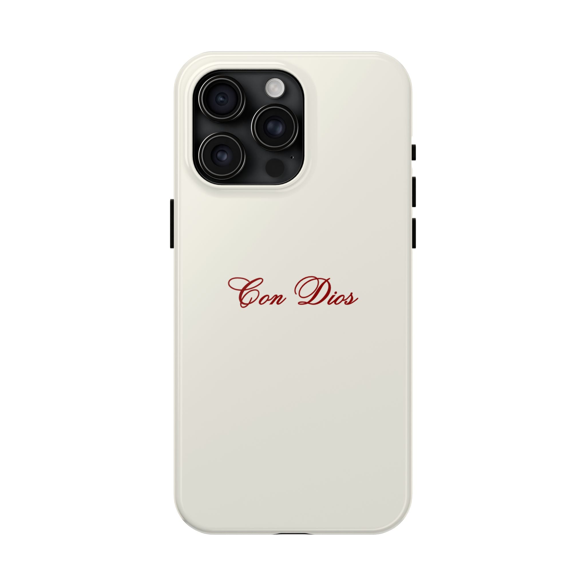 Con Dios in Creamy Red
