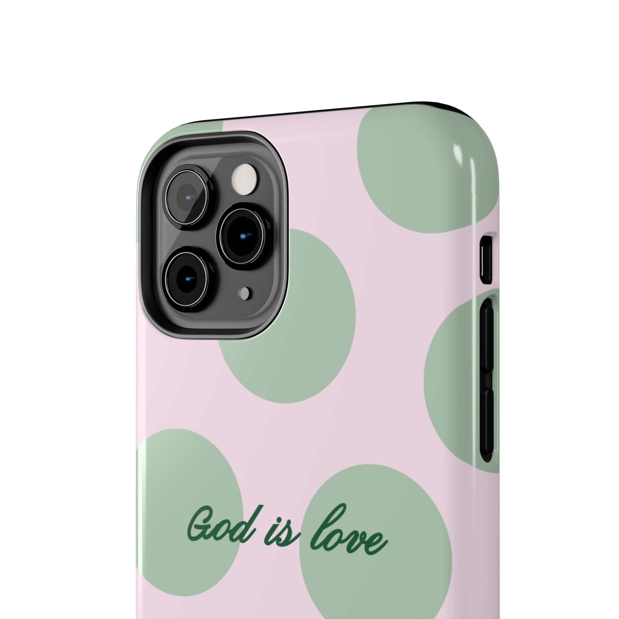 God is love - poka dots