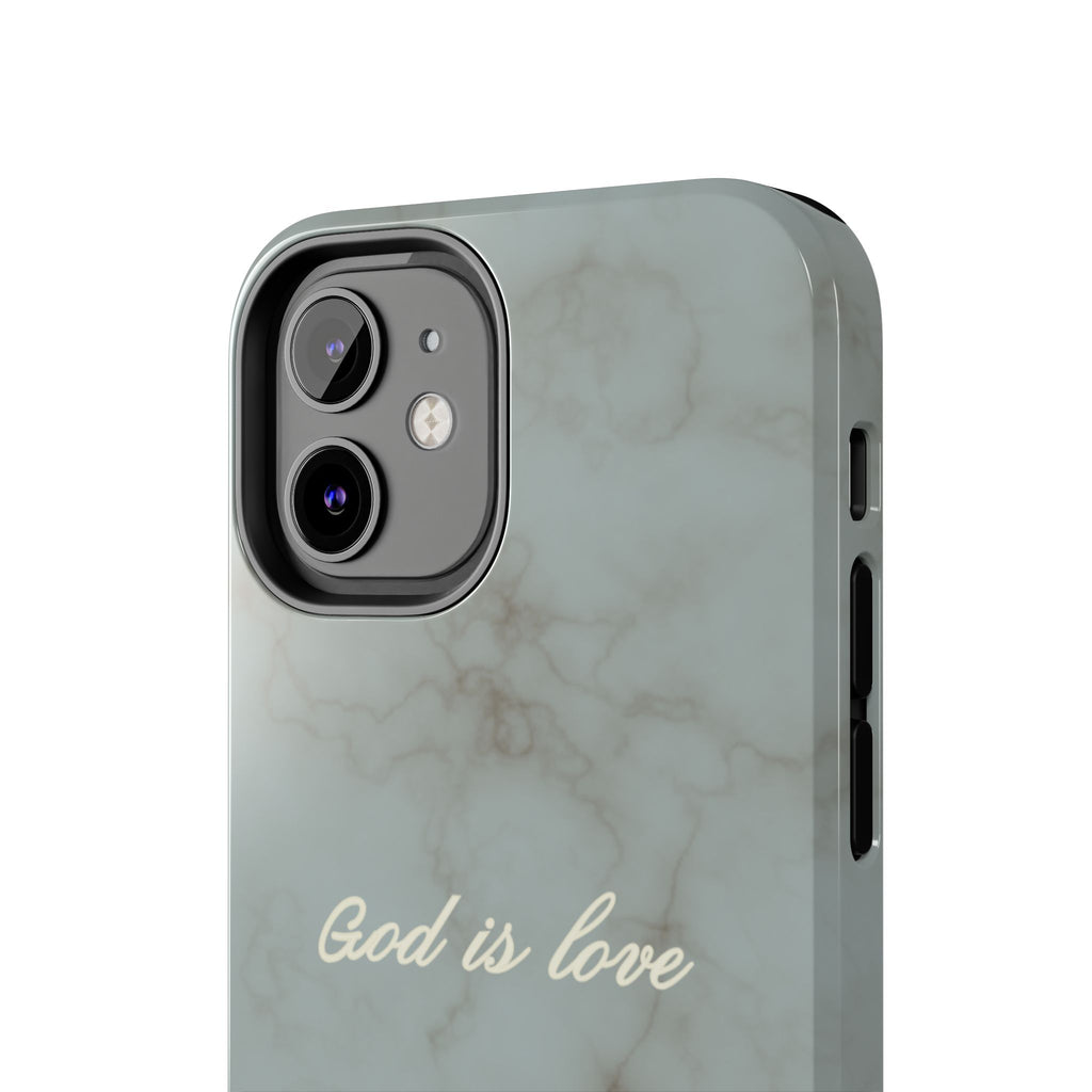 God is love - blue marble