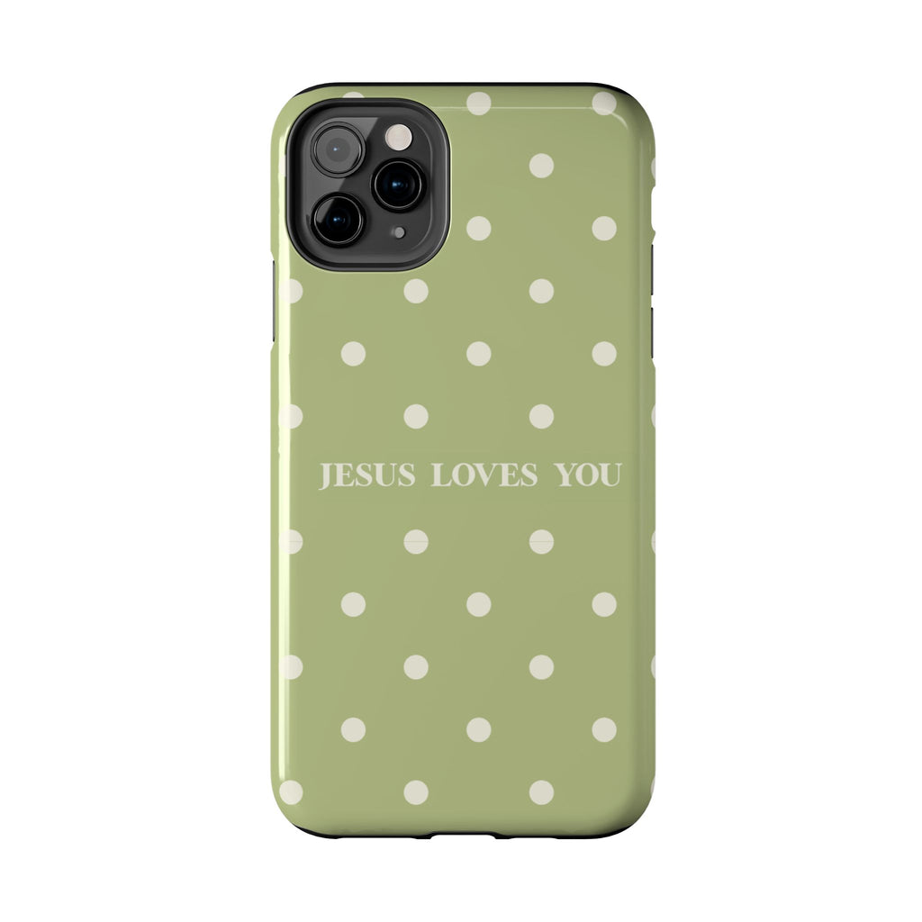 Jesus loves you - greenie