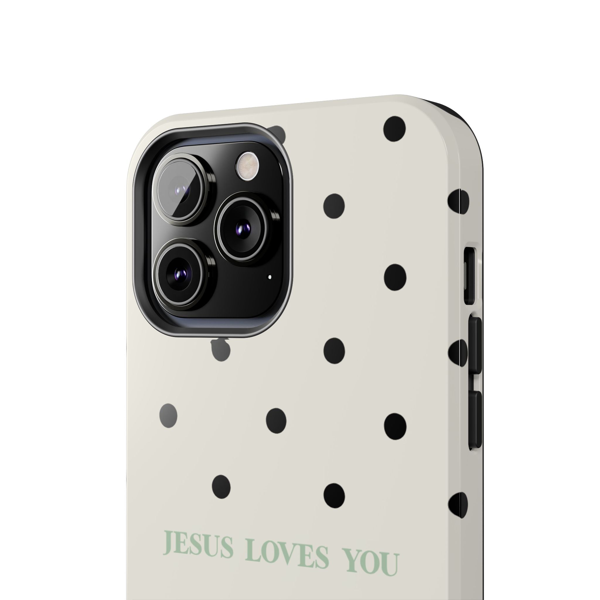 Jesus loves you - poka dots