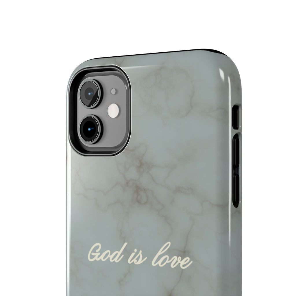 God is love - blue marble
