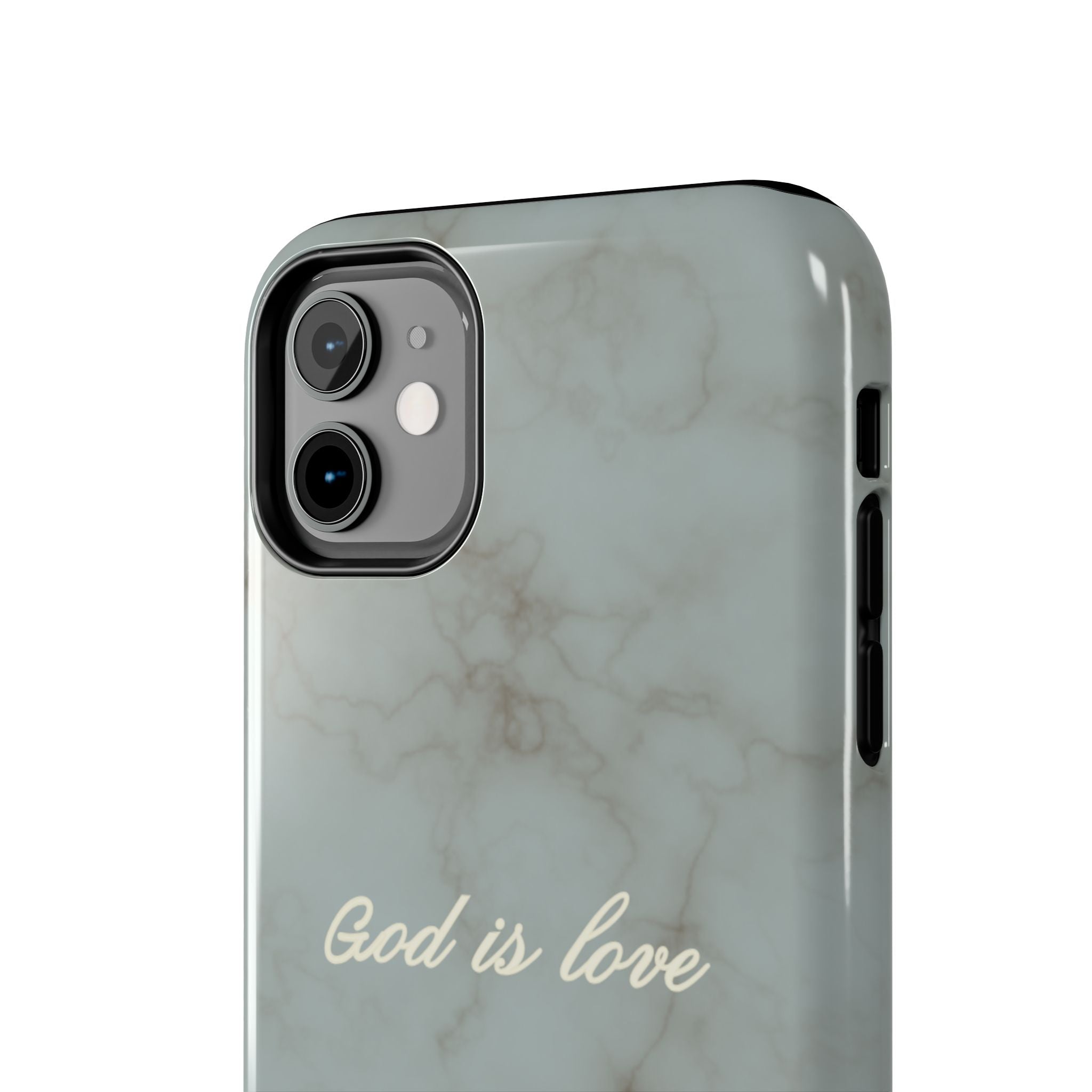 God is love - blue marble