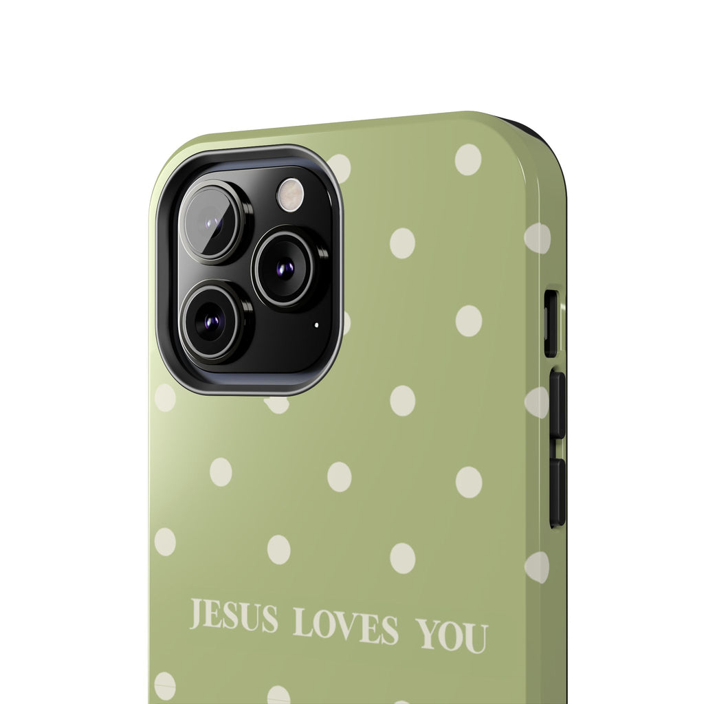 Jesus loves you - greenie