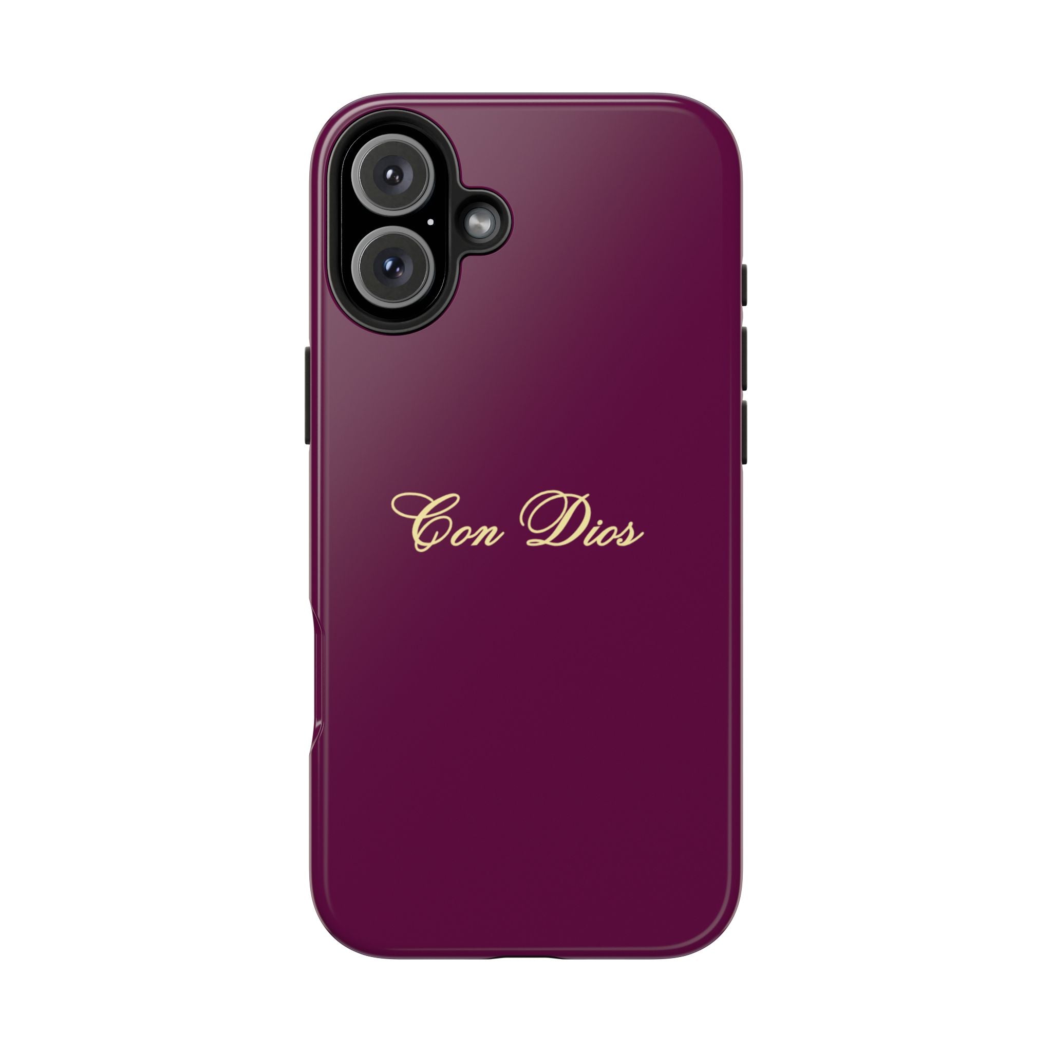 Con Dios in Plum