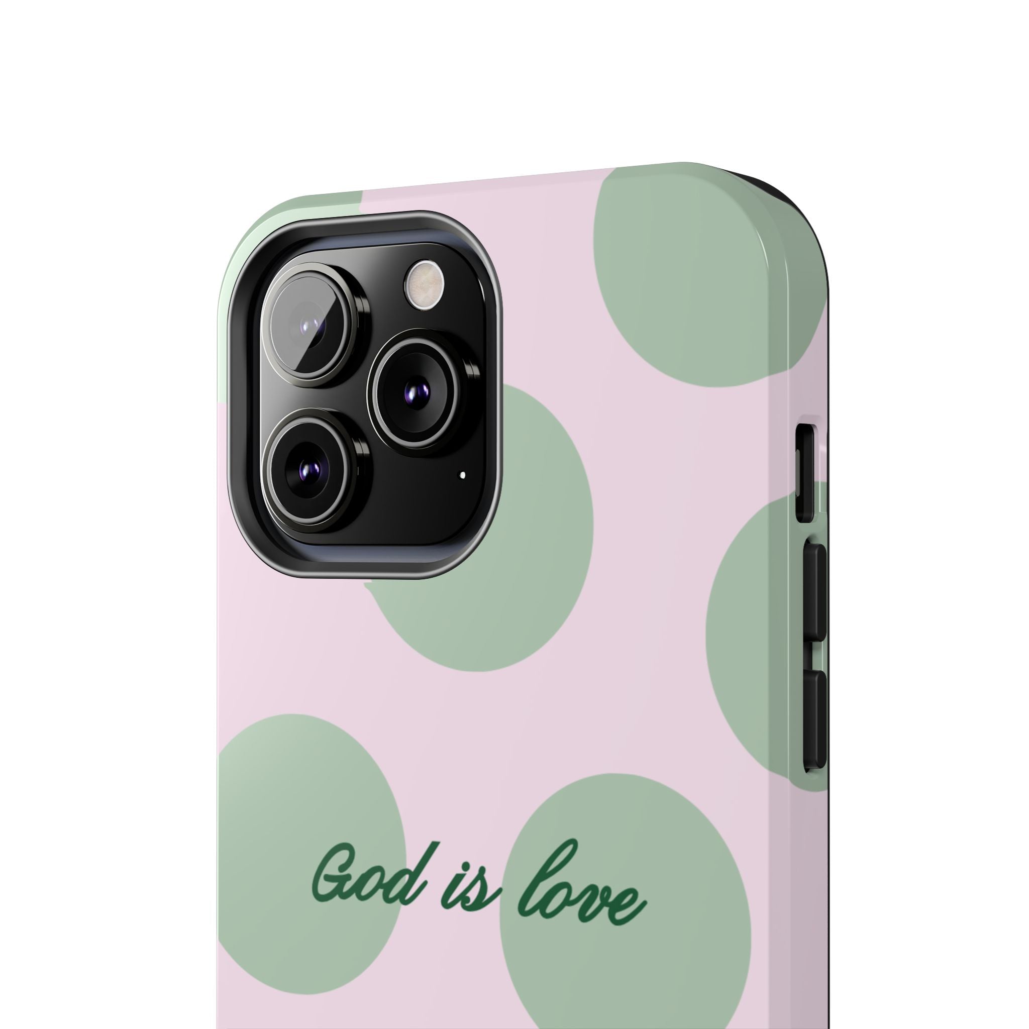 God is love - poka dots