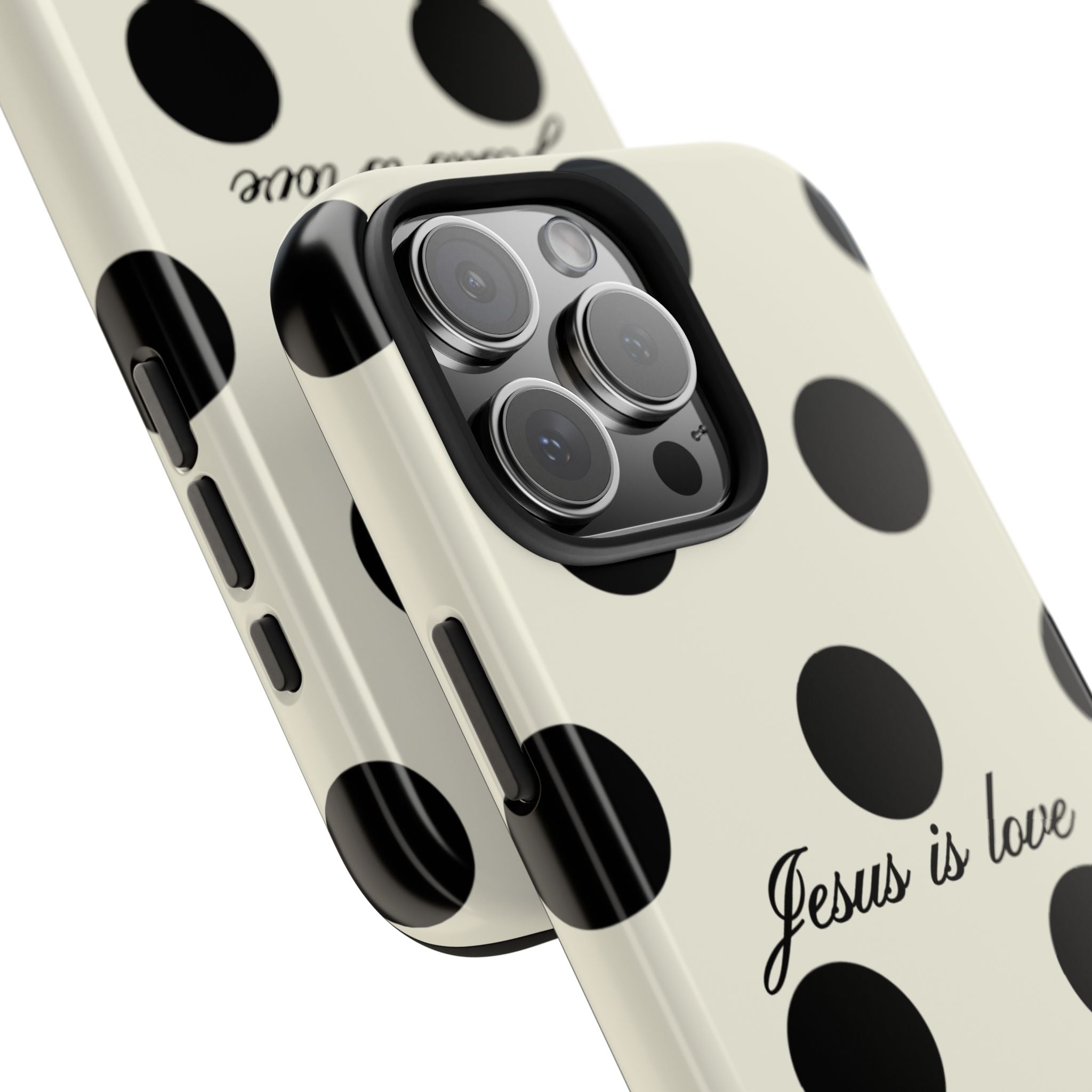 Jesus is love - poka dot