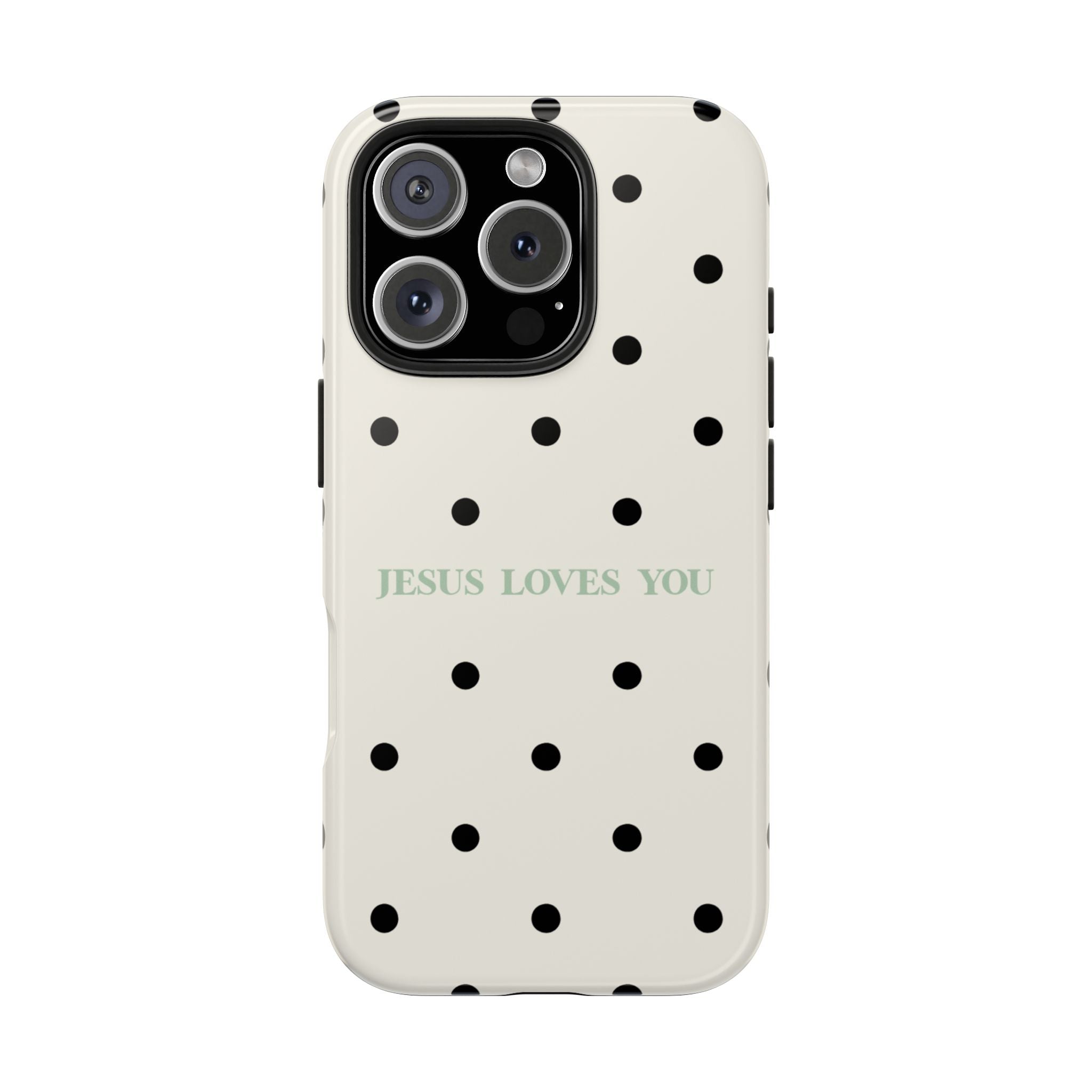 Jesus loves you - poka dots