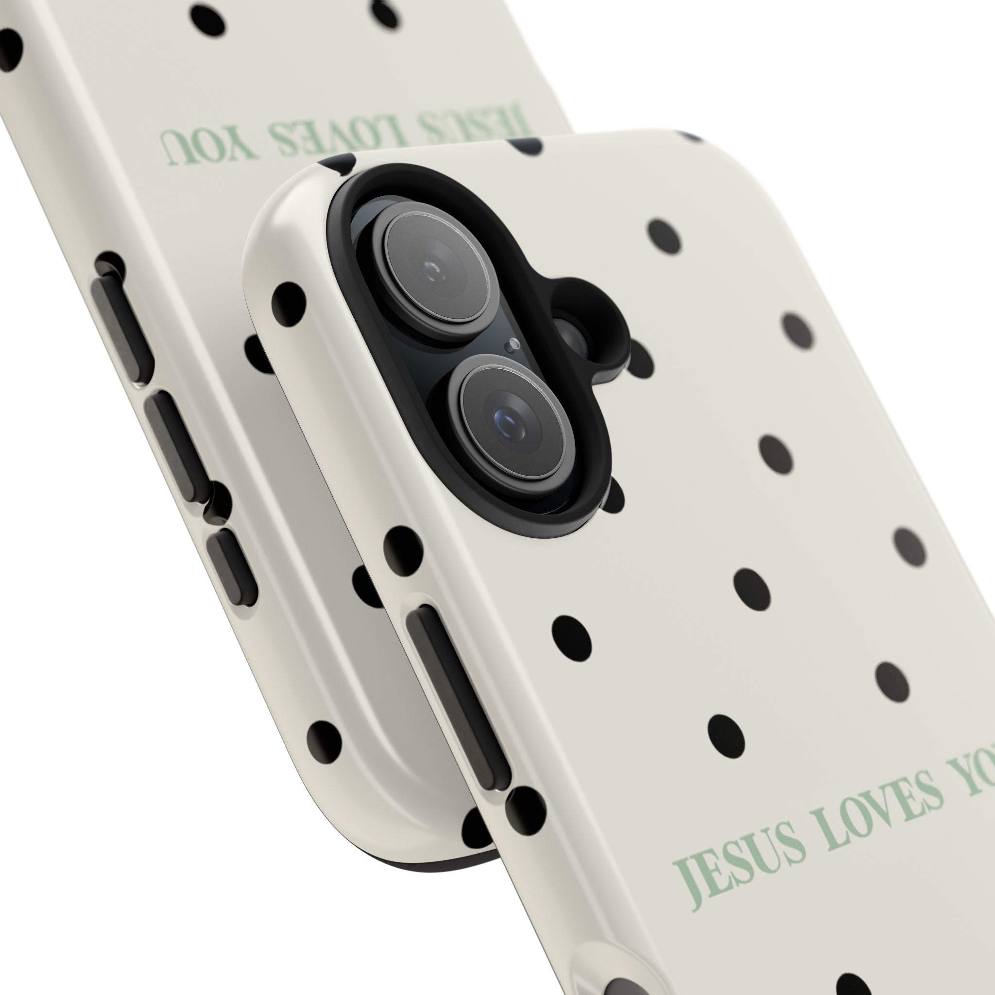 Jesus loves you - poka dots
