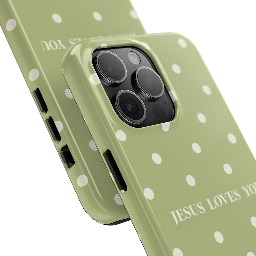 Jesus loves you - greenie