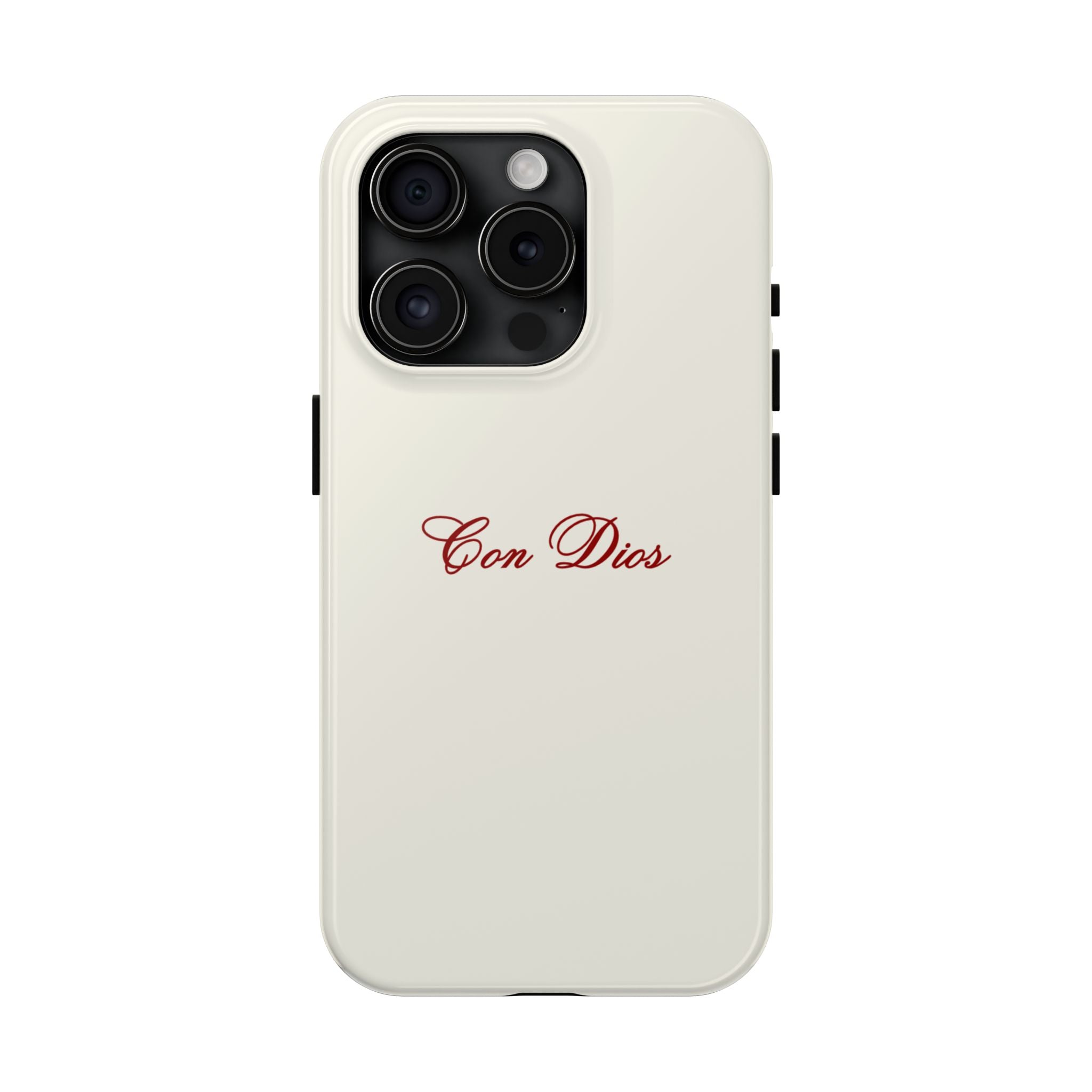 Con Dios in Creamy Red