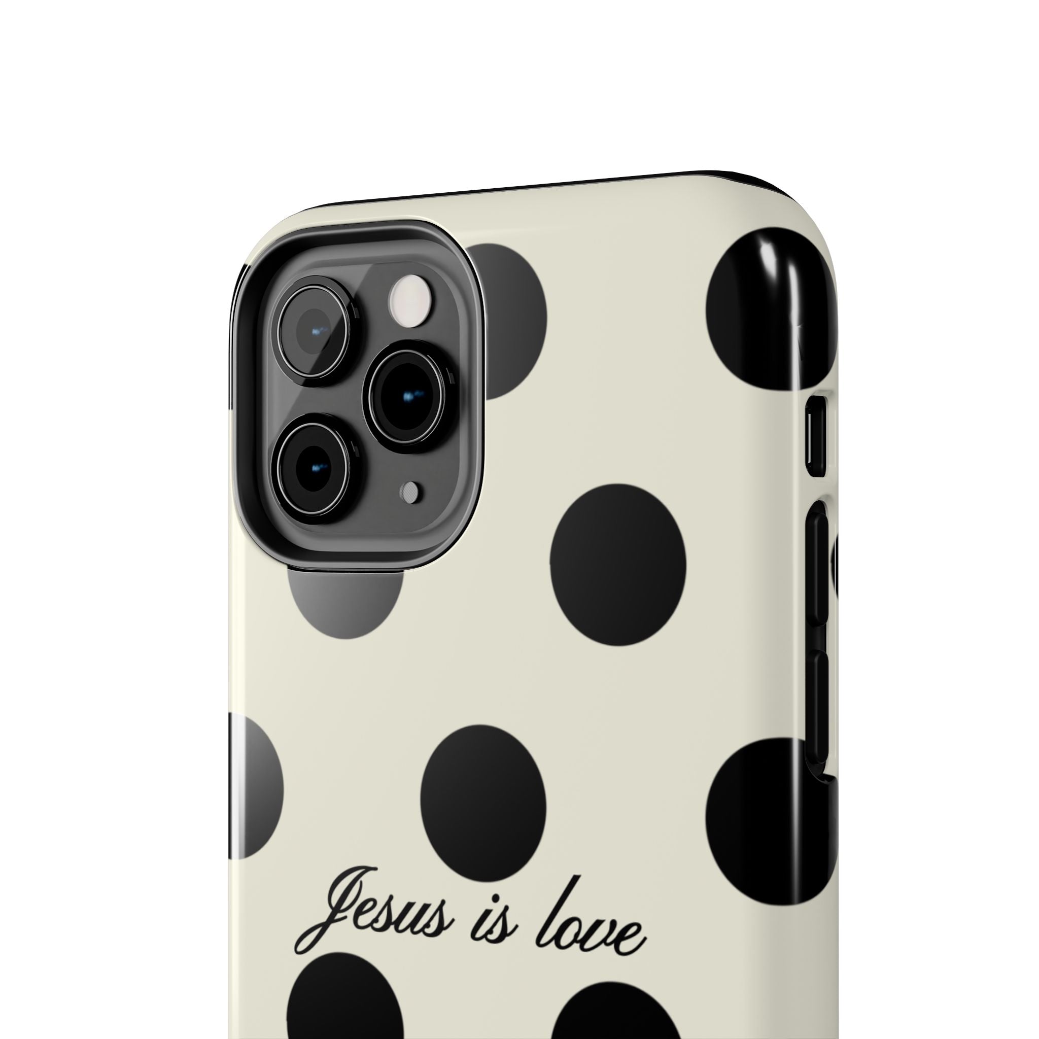 Jesus is love - poka dot