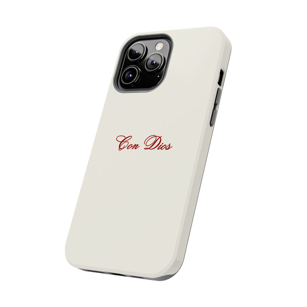 Con Dios in Creamy Red