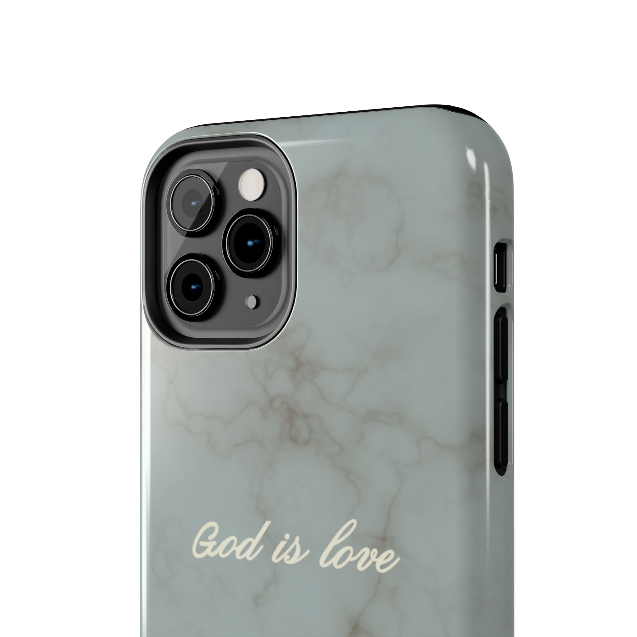 God is love - blue marble