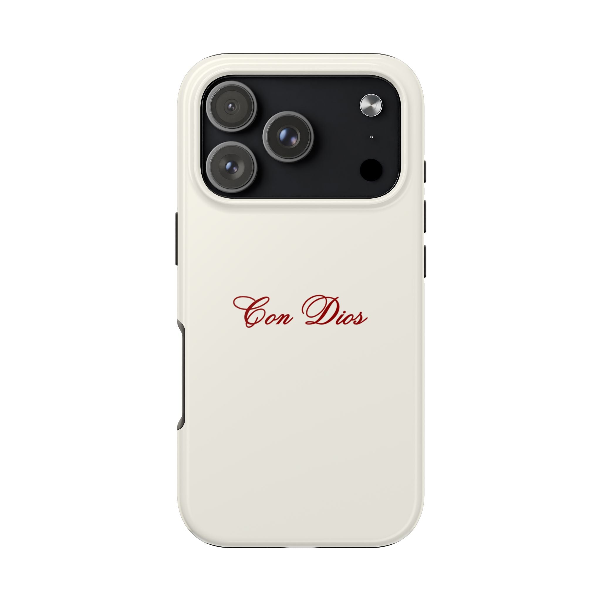 Con Dios in Creamy Red