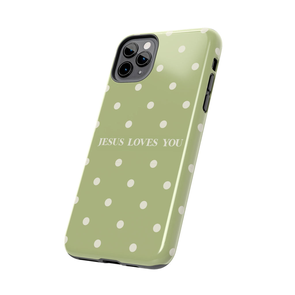 Jesus loves you - greenie