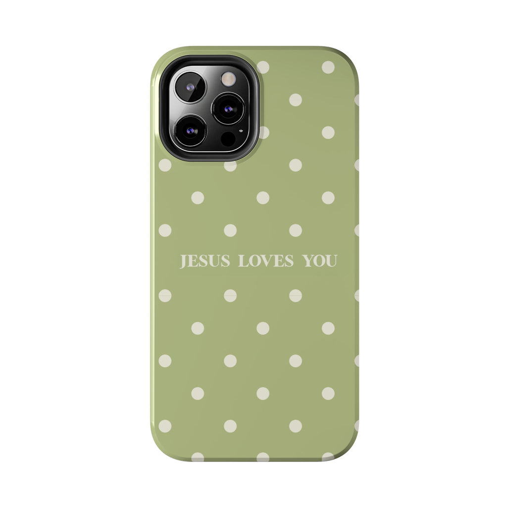 Jesus loves you - greenie