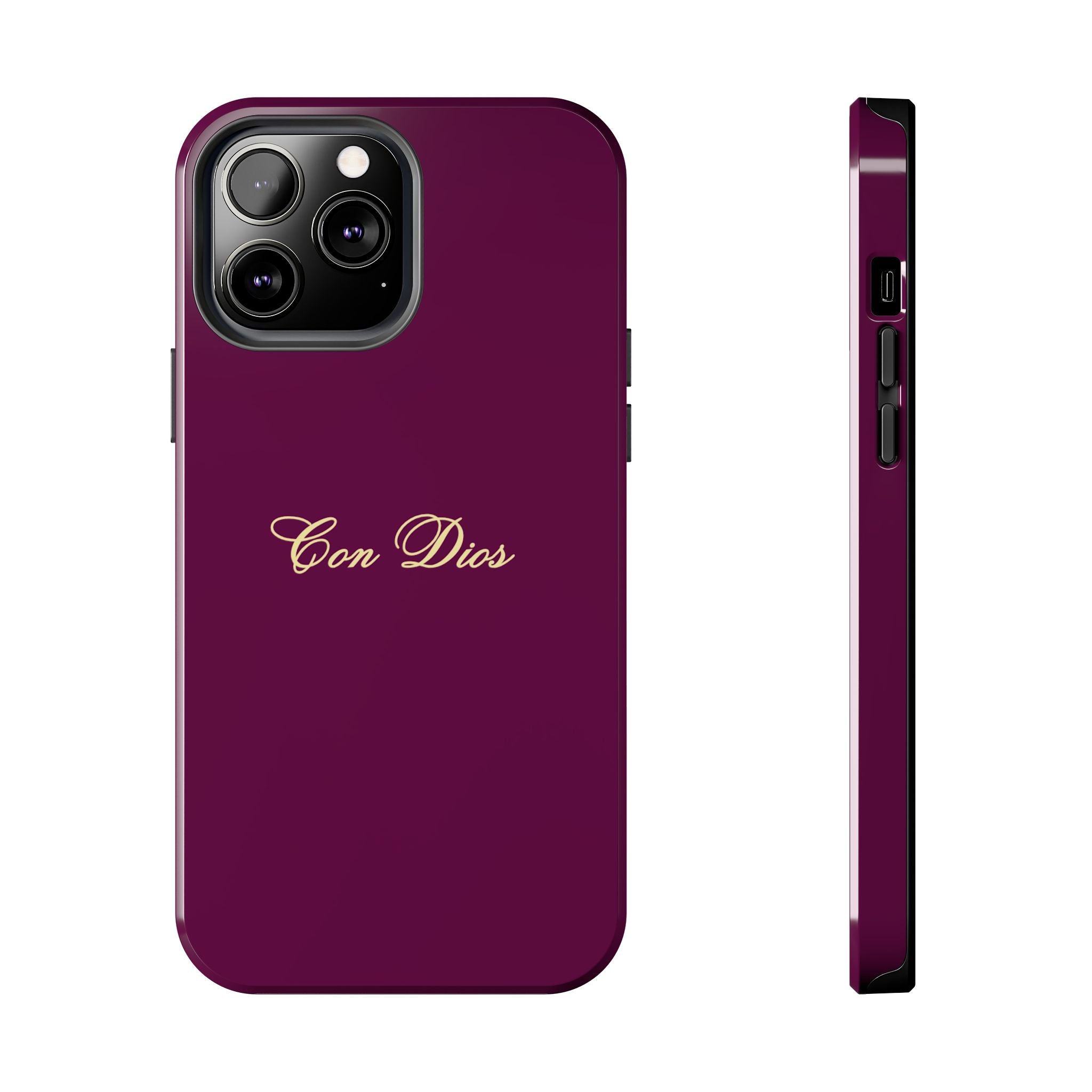 Con Dios in Plum