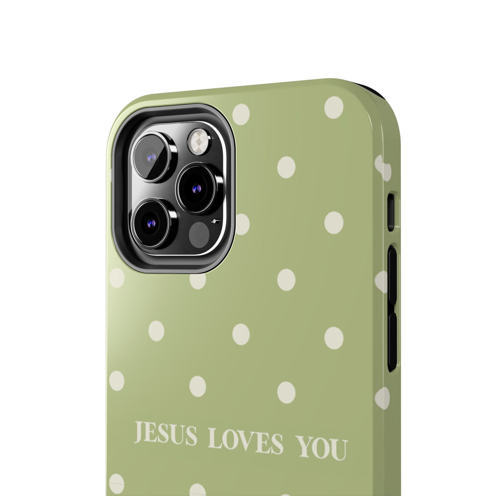 Jesus loves you - greenie