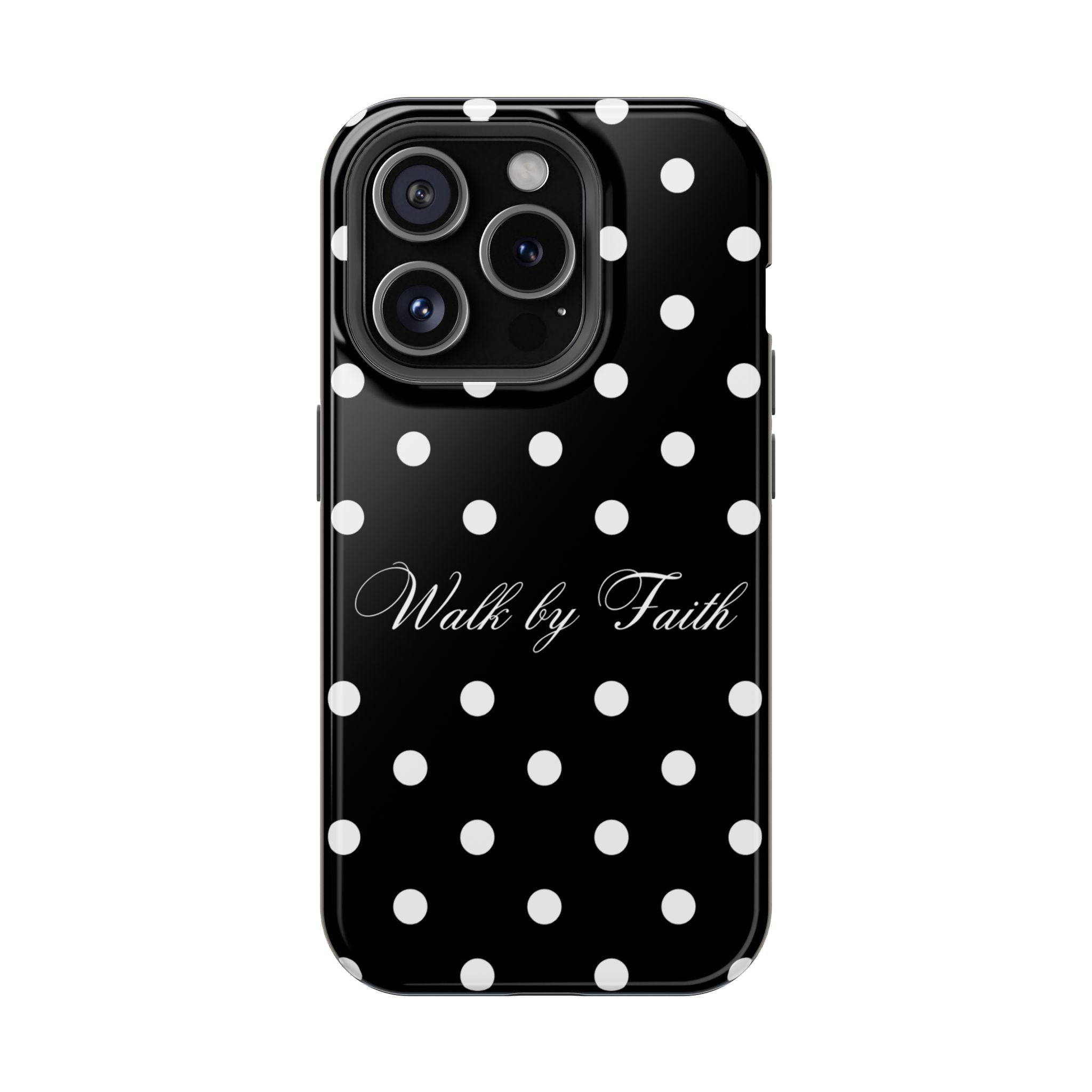 Walk by Faith in Black Magsafe