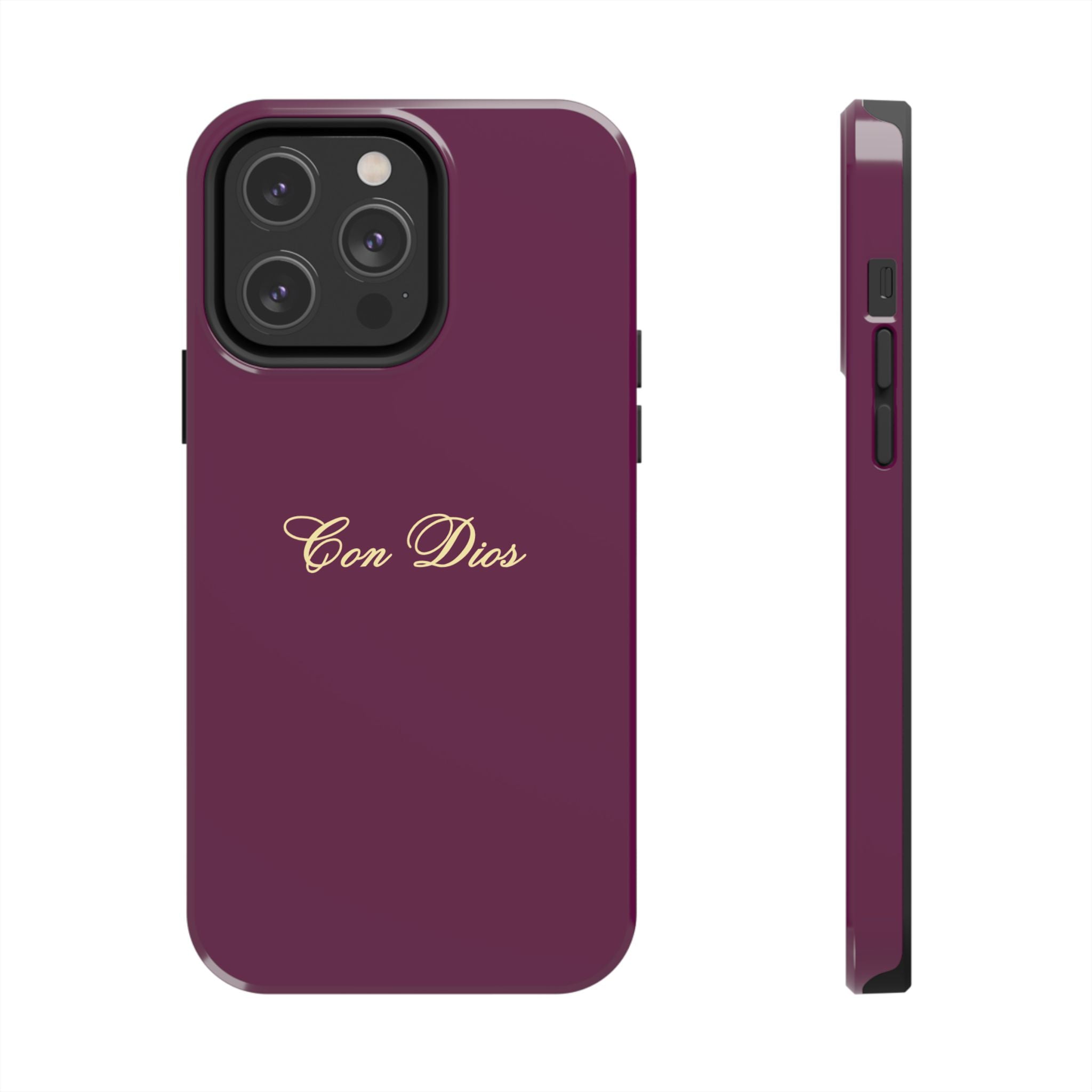 Con Dios in Plum