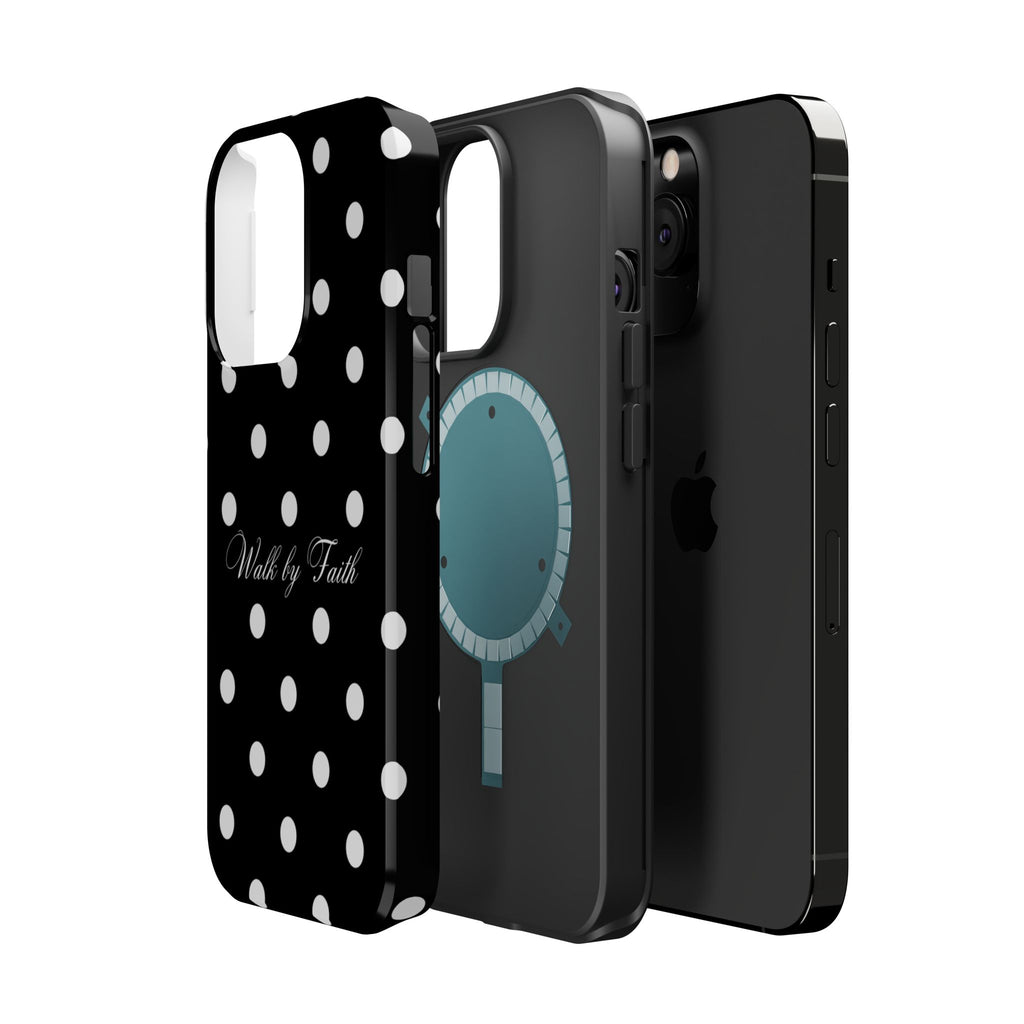 Walk by Faith in Black Magsafe