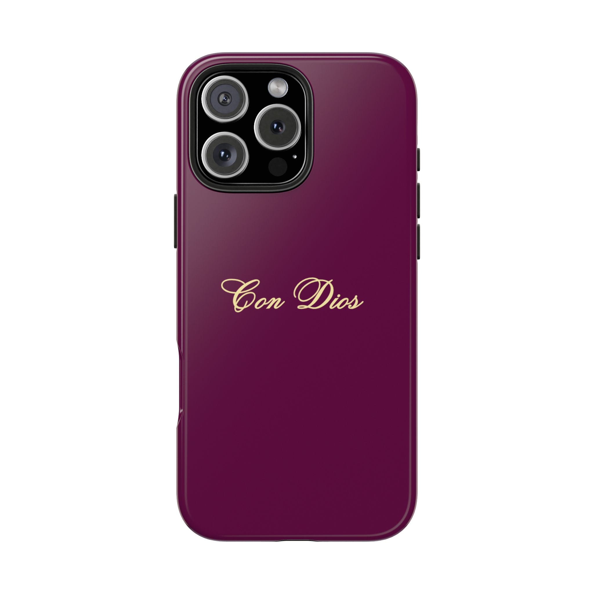 Con Dios in Plum