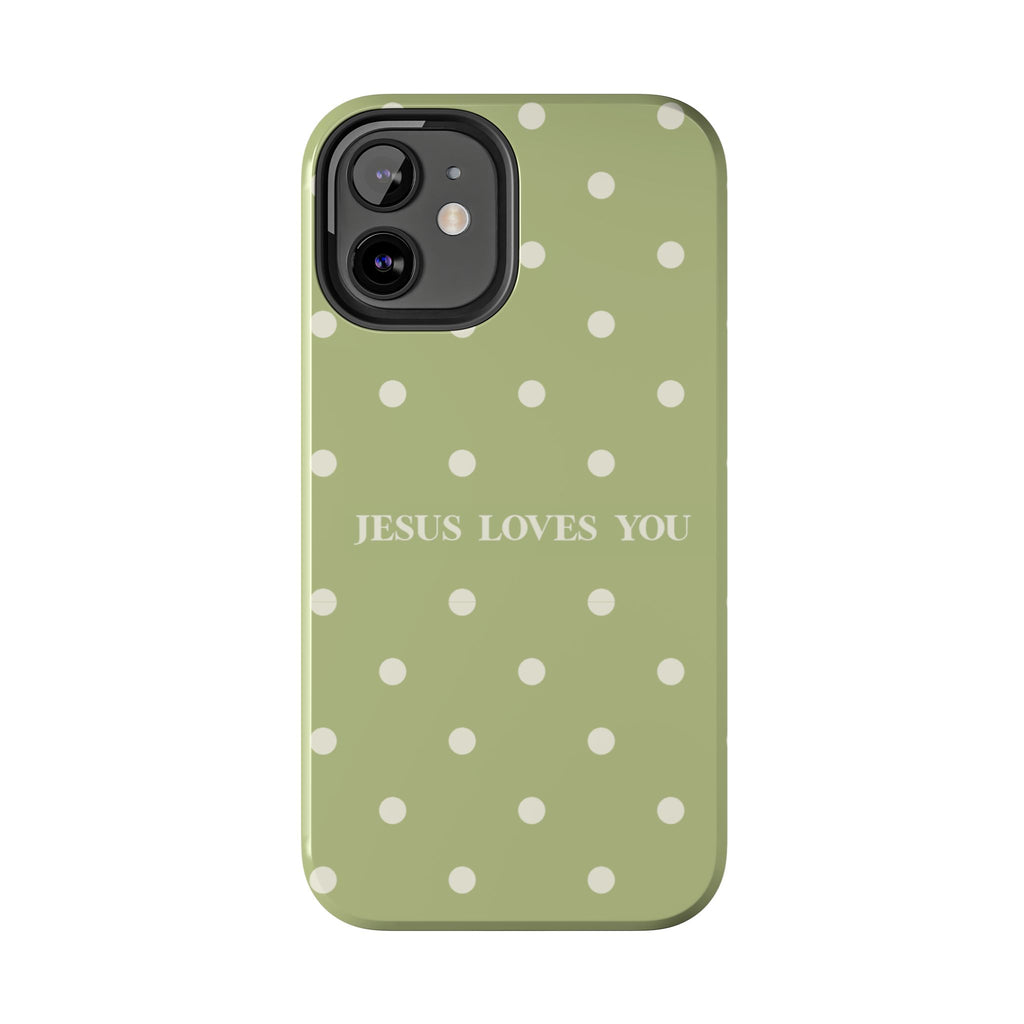 Jesus loves you - greenie