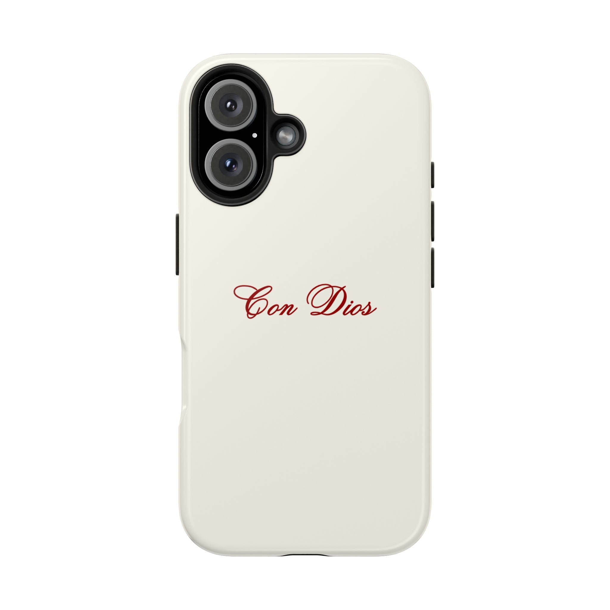Con Dios in Creamy Red