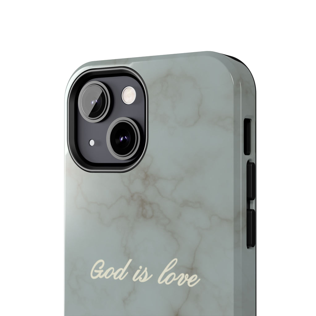 God is love - blue marble