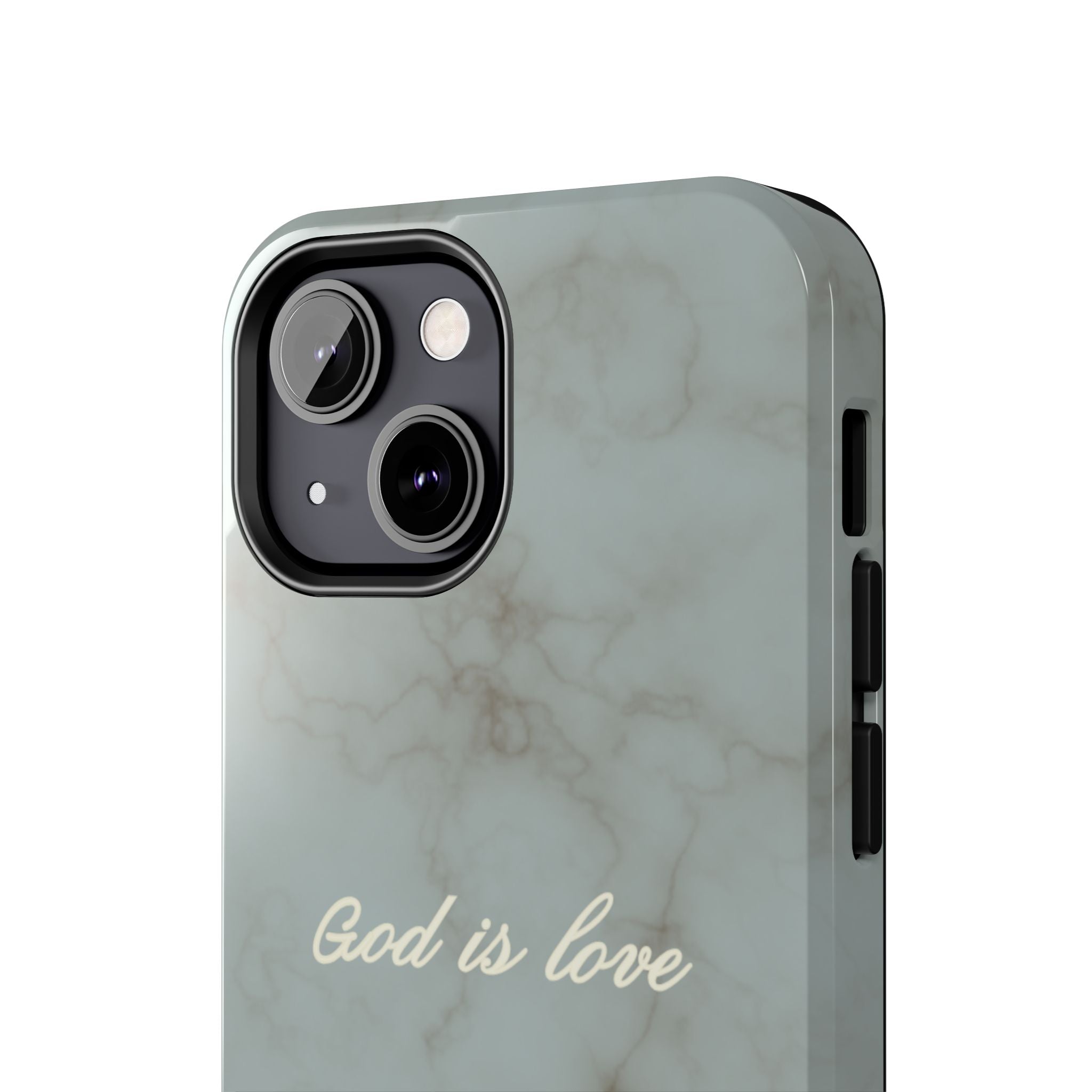 God is love - blue marble