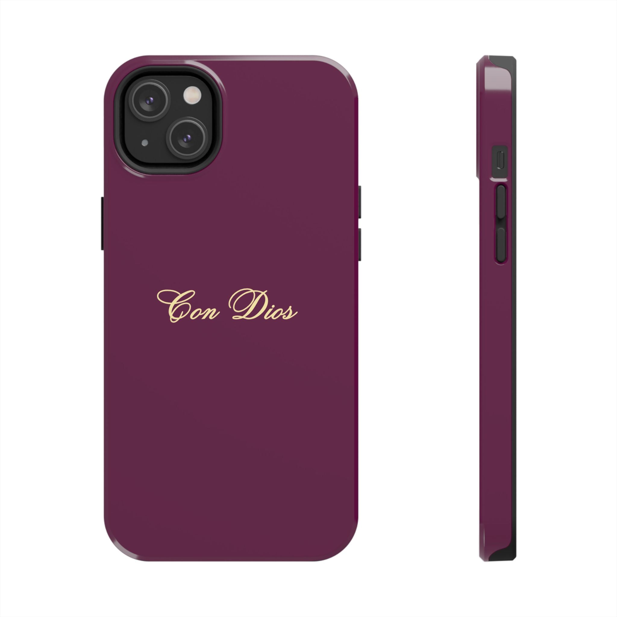 Con Dios in Plum
