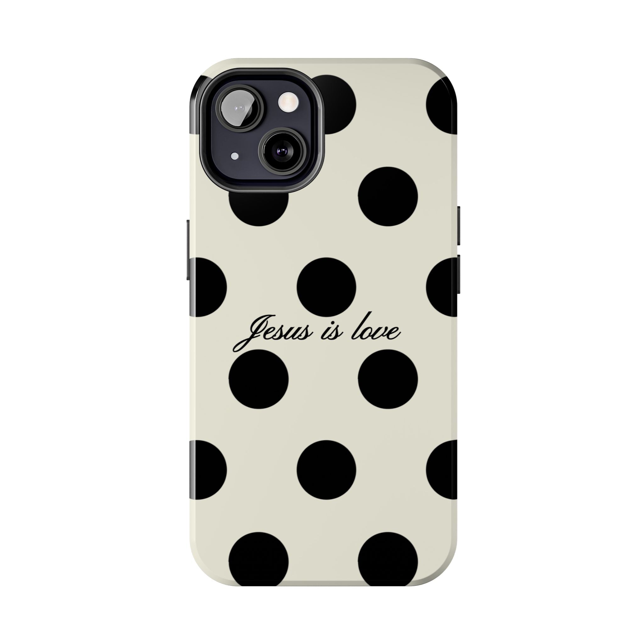 Jesus is love - poka dot