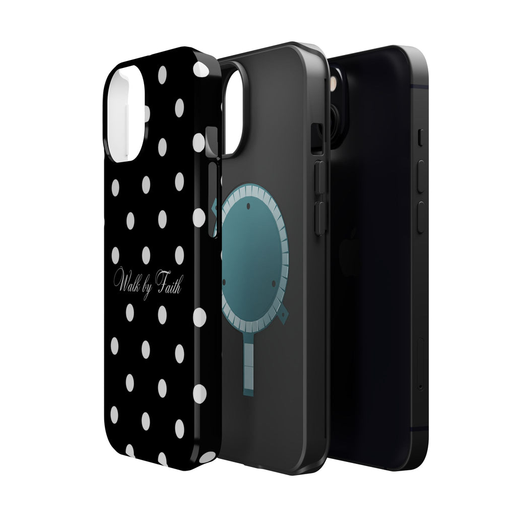 Walk by Faith in Black Magsafe