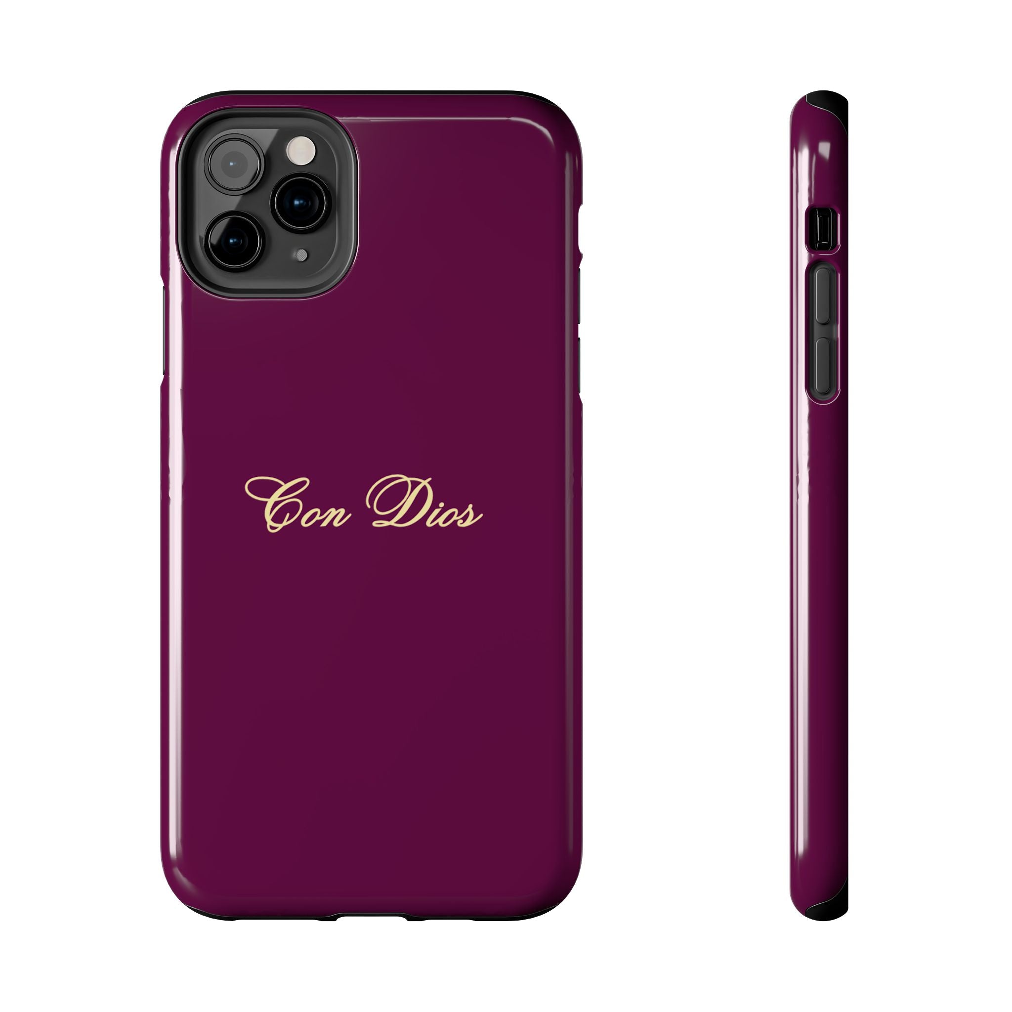 Con Dios in Plum