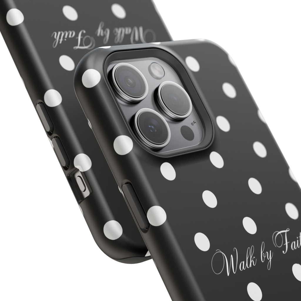 Walk by Faith in Black Magsafe