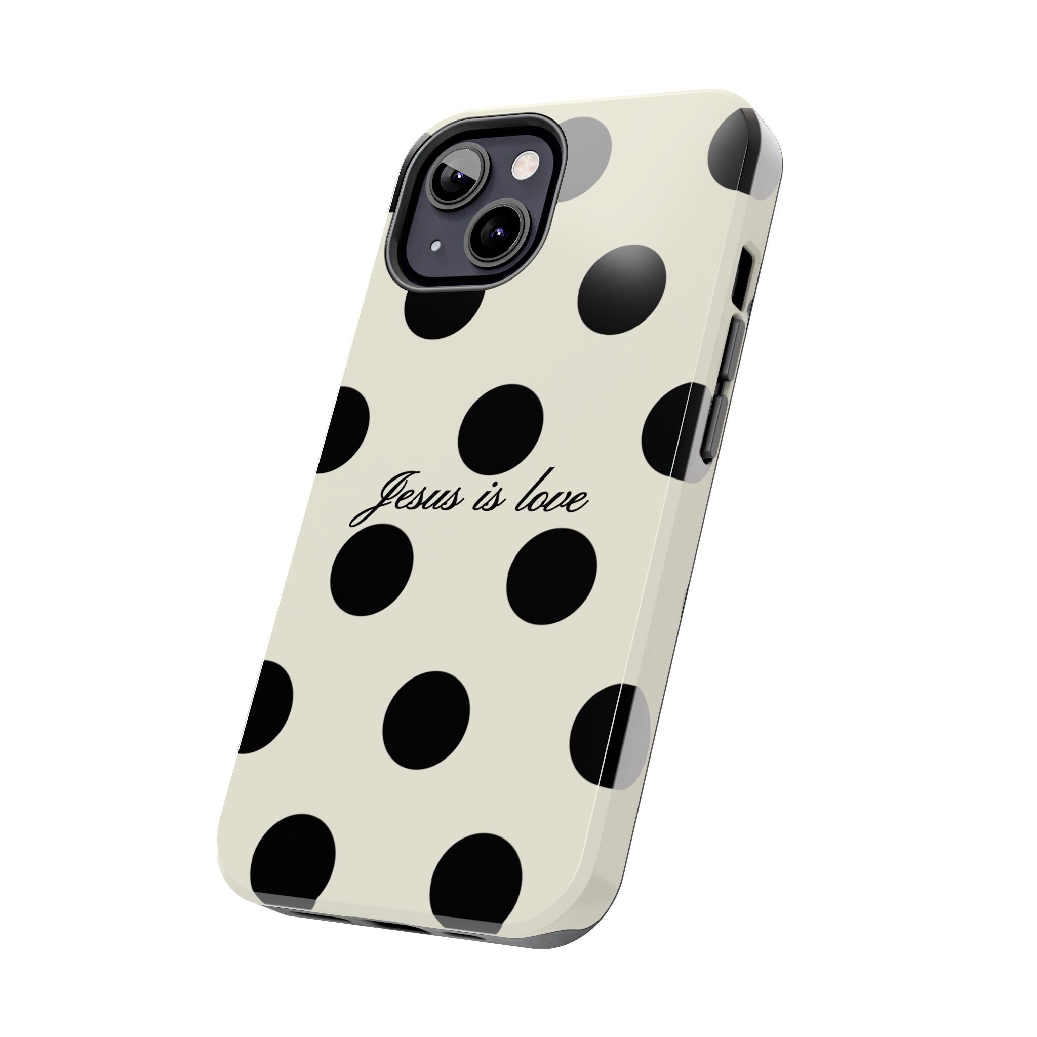 Jesus is love - poka dot