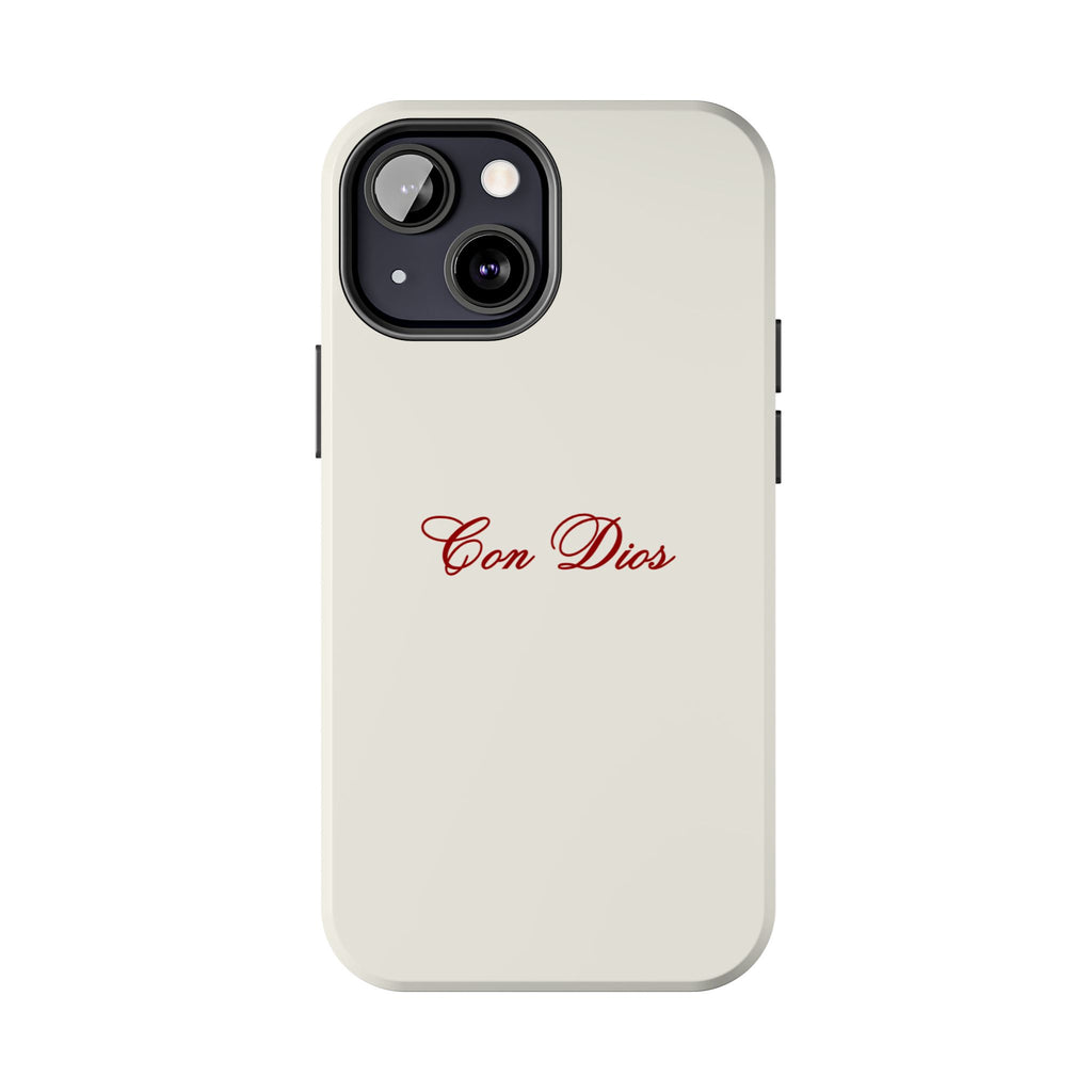 Con Dios in Creamy Red