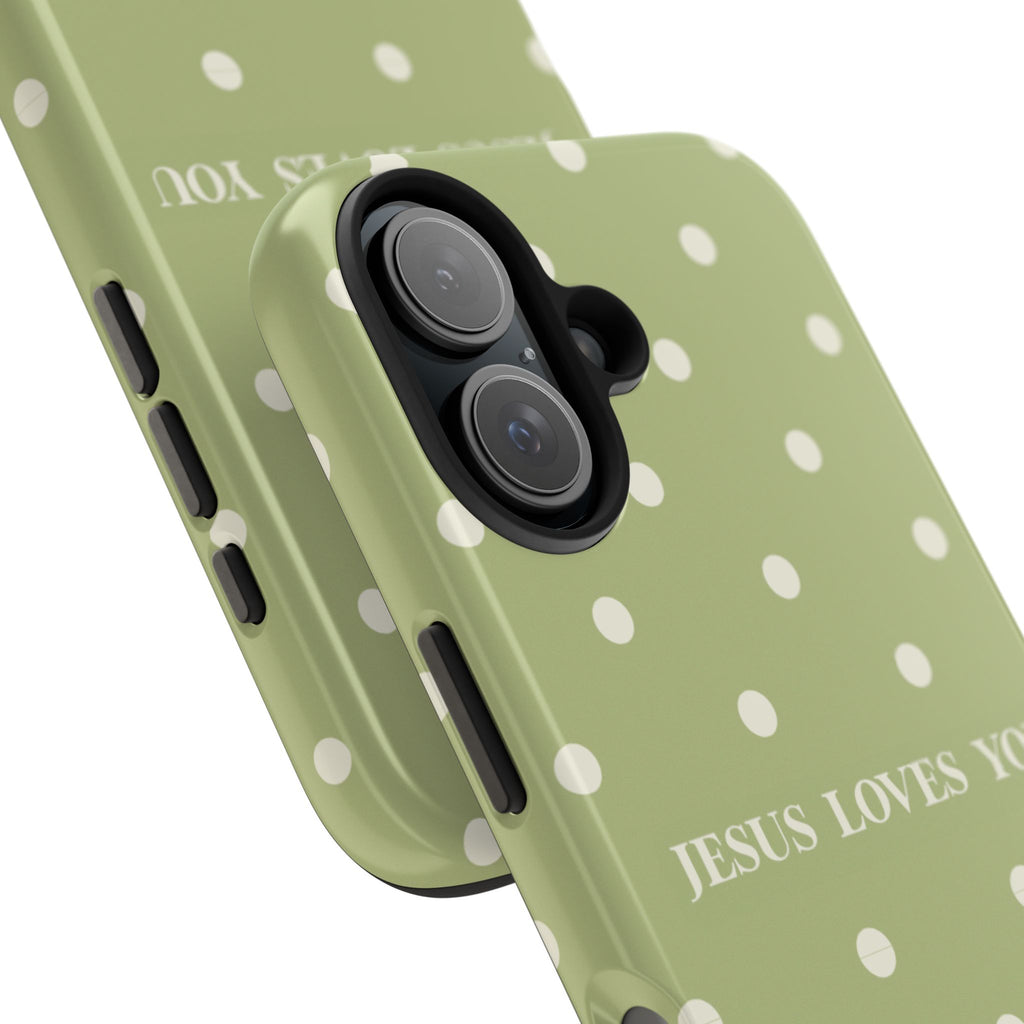 Jesus loves you - greenie