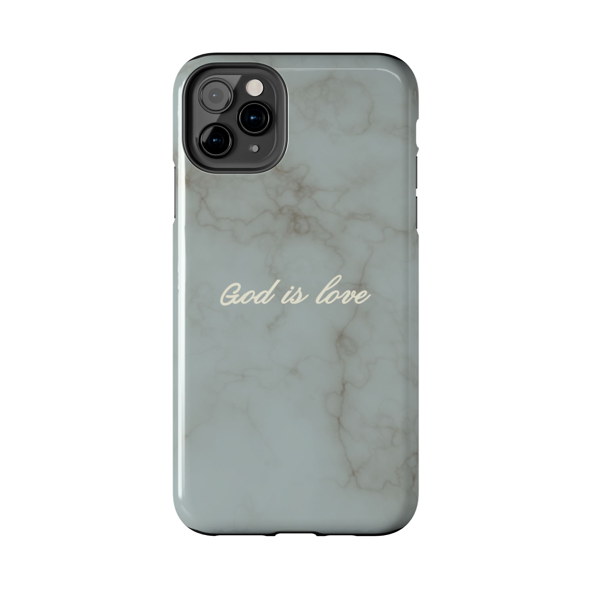 God is love - blue marble