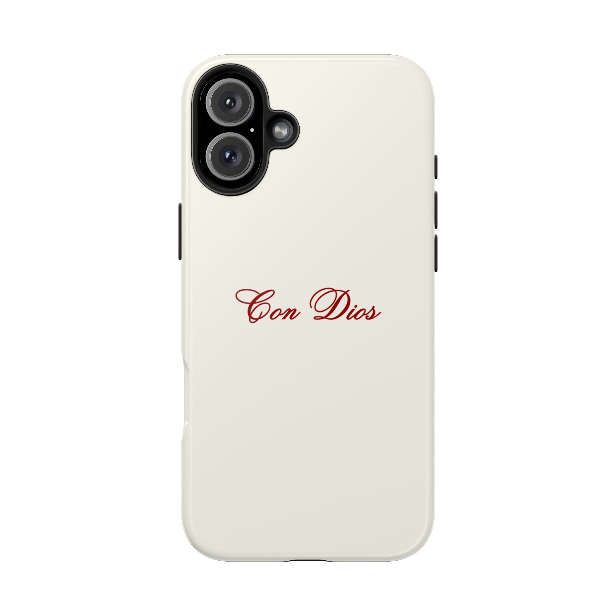 Con Dios in Creamy Red