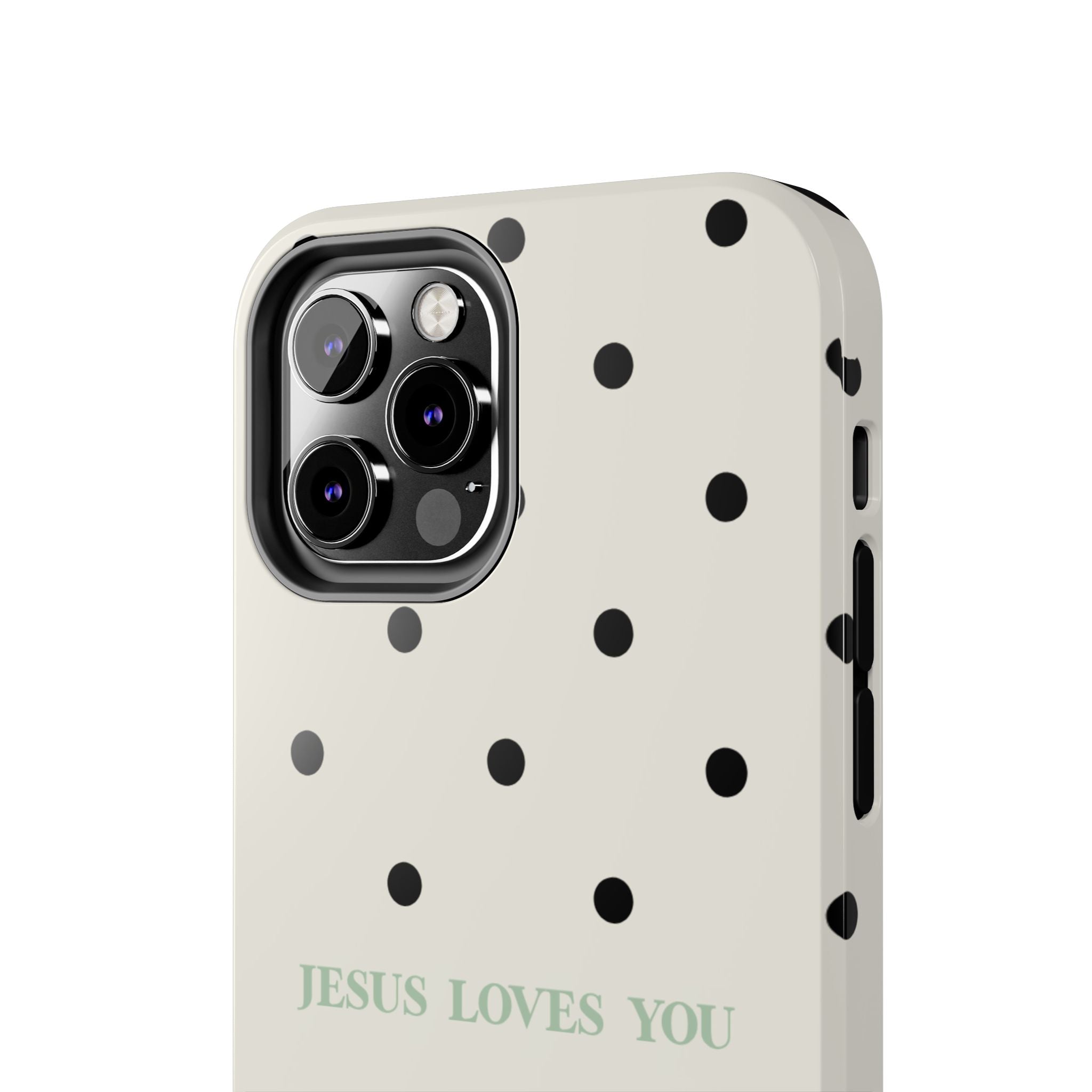 Jesus loves you - poka dots