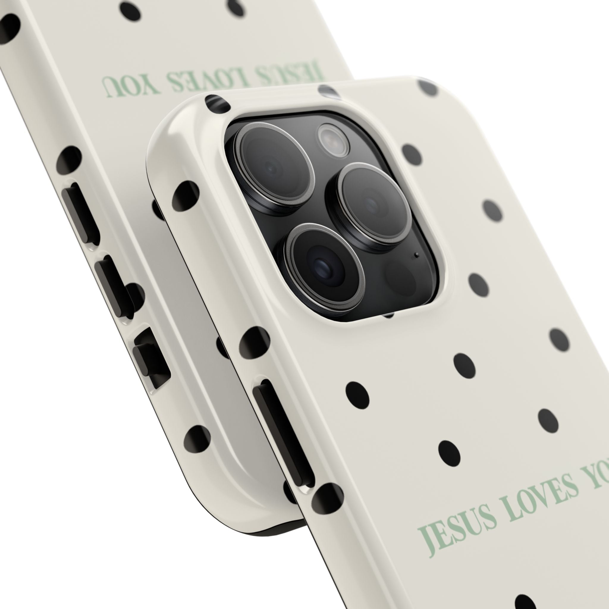 Jesus loves you - poka dots