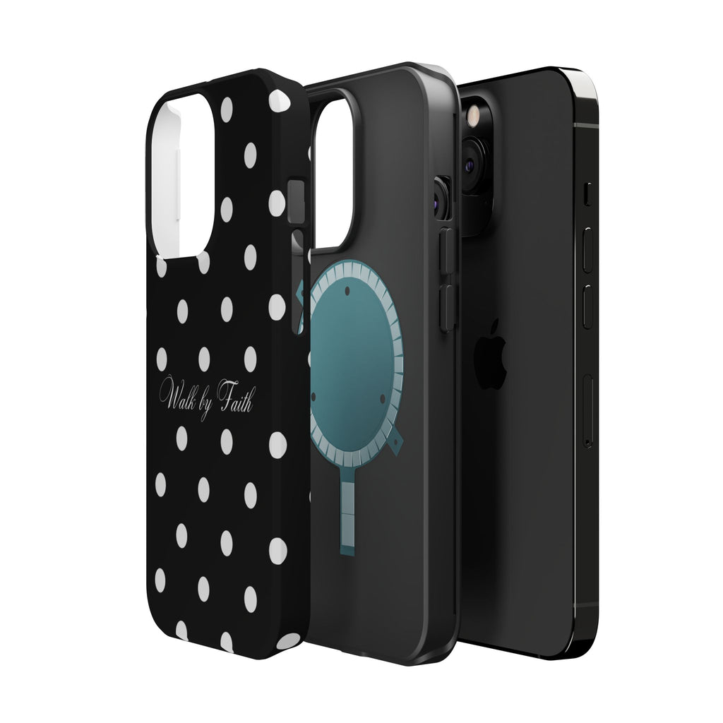 Walk by Faith in Black Magsafe
