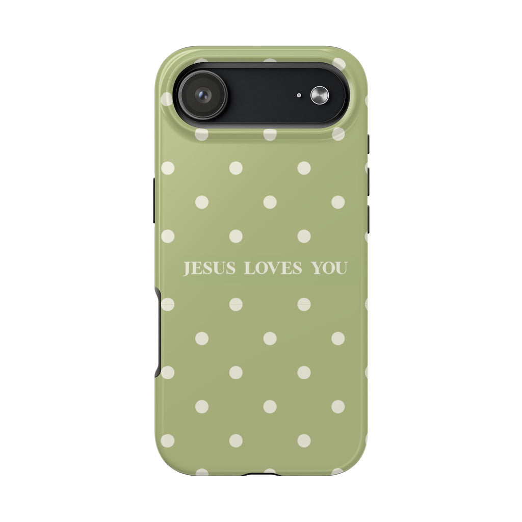 Jesus loves you - greenie