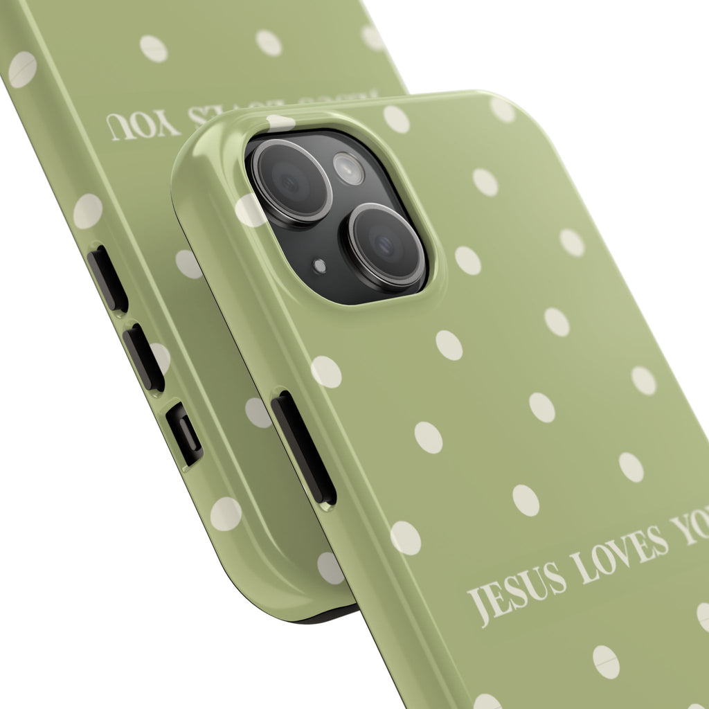 Jesus loves you - greenie