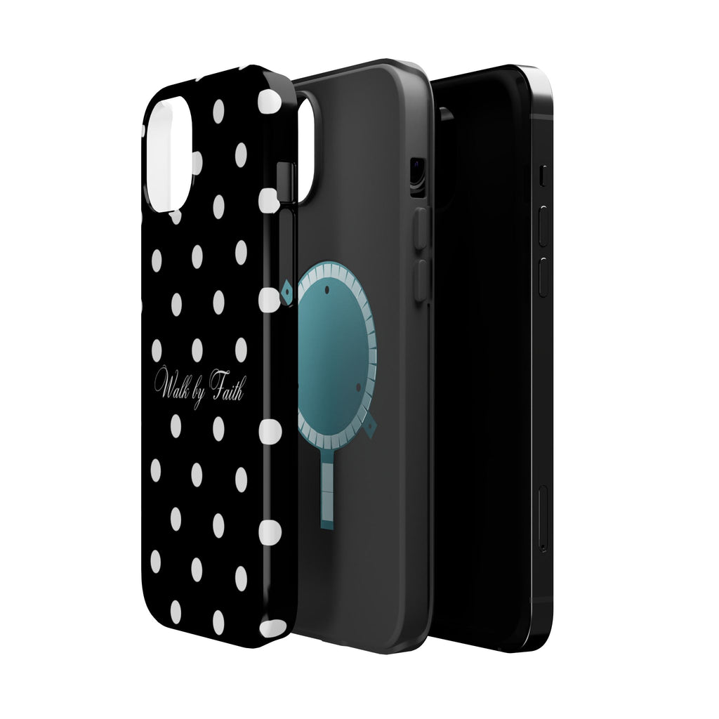 Walk by Faith in Black Magsafe